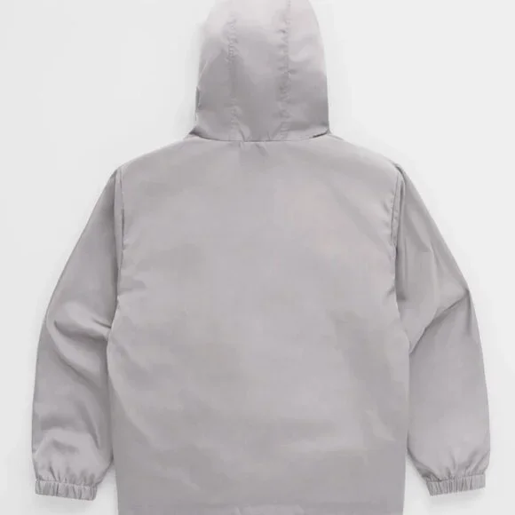 NEW Madhappy REI Nylon Anorak Women / Unisex Windbreaker Jacket Silver M - Picture 2 of 3